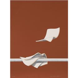 Lennart Nystr?m, Three Sheets (Brown), Serigraph