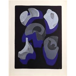 Benita Sanders, Blue Echoes, Etching