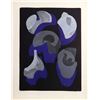 Image 1 : Benita Sanders, Blue Echoes, Etching