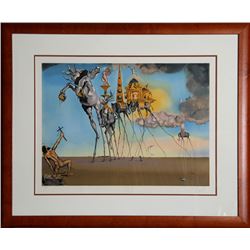 Salvador Dali, Le Tentation de Saint Antoine, Lithograph
