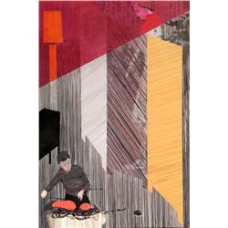 Haavard Homstvedt, Room Divider, Oil Painting