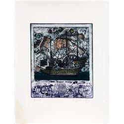 Tighe O'Donoghue, The Great Harry, Aquatint Etching