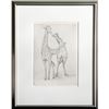 Image 1 : Michelle Rollman, Giraffe Kicking Giraffe, Graphite Drawing