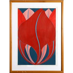 John Cedarstrom, Wood Lily, Serigraph