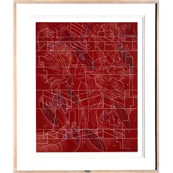 Susan Hall, City Mirage, Aquatint Etching