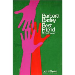 Gilbert Lesser, Best Friend at Lyceum Theater, Poster