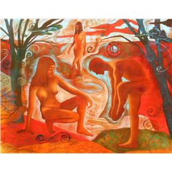 Michael Tice, Entrance to the Forest, Oil Painting