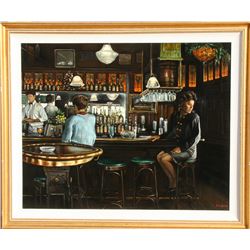 Harry McCormick, Downey's, Oil Painting
