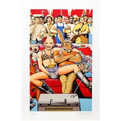 Gudmundur Erro, Tank, Lithograph