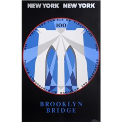 Robert Indiana, Brooklyn Bridge, Poster