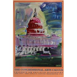 Peter Max, Congressional Arts Caucus, Poster
