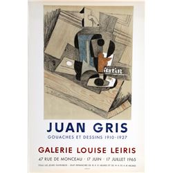 Juan Gris, Galerie Louis Leiris - Juan Gris, Lithograph Poster