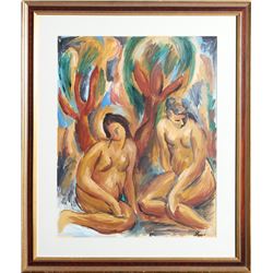Gucci, Two Nudes, Painting