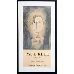 Paul Klee, 12 Aquarelles at Berggruen & Cie, Poster