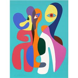 Sidney Shukman, Impressions in Green, Lithograph