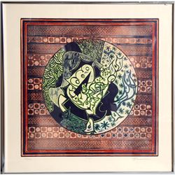 Martin Barooshian, Oberon, Aquatint Etching