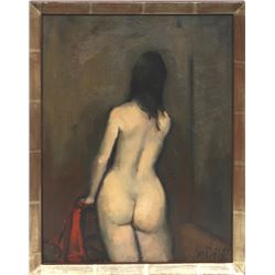 Jan De Ruth, Nude, Oil Painting