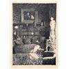 Image 1 : Roland Descombes, The Library, Lithograph