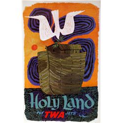 David Klein, Fly TWA - Holy Land, Poster