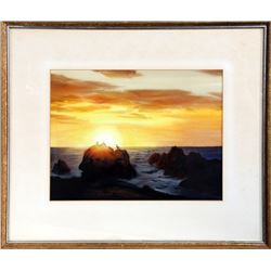 Mariano Ortuzar, Seascape, Watercolor Painting