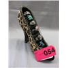 Image 1 : Designer leopard print ring holder & 6  rings