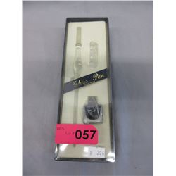 Vintage - Hand made art glass pen set
