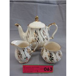 Vintage - Sadler teapot, cream & sugar