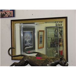Framed wall mirror - used