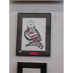 Ben Houstie - Artist signed print - "Owl"