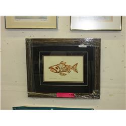 Bill Reid print: "Haida Salmon"