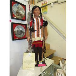 Hand crafted Indian doll by Nanci