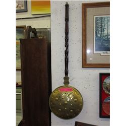 Vintage copper & brass bed warmer