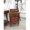 Image 1 : 1920s Walnut bedside table