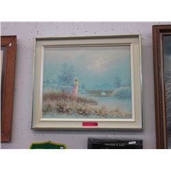 Framed canvas print
