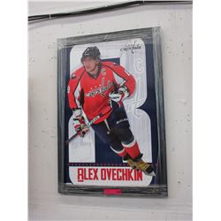 Framed Alex Ovechkin poster