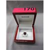 Image 2 : Solid Sterling Silver, Diamond and Garnet Ring
