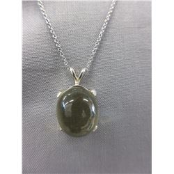 Solitaire 12.58 CT Lemon Quartz Pendant