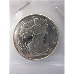 1/2 Troy Oz. American "Walking Liberty" Art Round