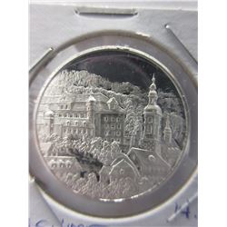 14.50 Gram "Baden-Baden" motif Silver Art Round
