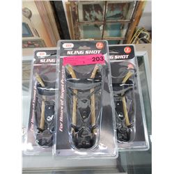 3 New 7" slingshots