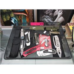 Assortment of used knives