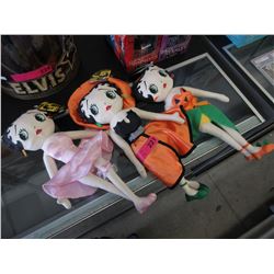 3 New Betty Boop dolls
