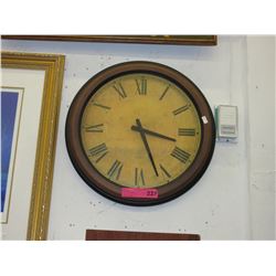 Battery operated wall clock - used