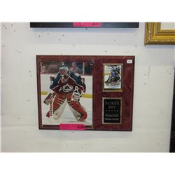 Patrick Roy framed memorabilia