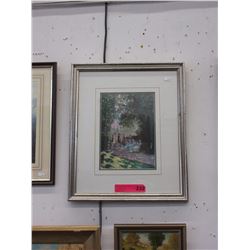 Framed Monet print