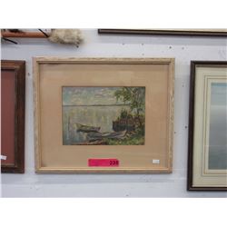1885-1959 August Hunzog framed watercolour