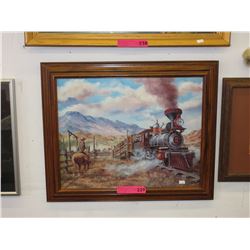Rozzi framed western print