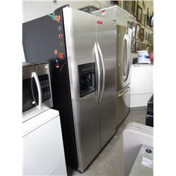 Used stainless steel side by side fridge