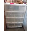 Image 1 : Used plastic storage drawers