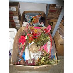 2 Boxes of clothing & household goods